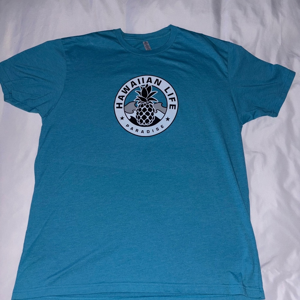 Hawaiian Life Blue Short Sleeve Tee